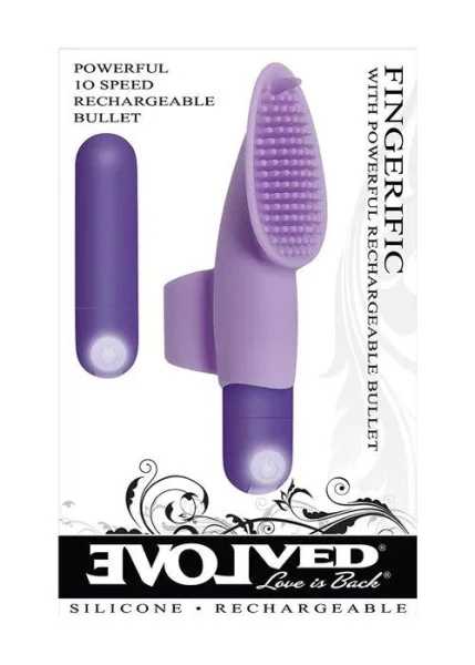 Fingerific Clitoral Stimulator With Powerful Bullet Vibrator By Evolved Novelties