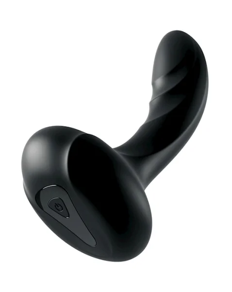 Control By Sir Richards Ultimate Silicone P-spot Massager - Black - O/s