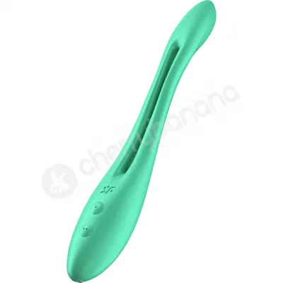 Satisfyer Elastic Game Green Silicone Flexible Versatile Vibe