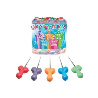Bachelorette Party Favors Jolly Pecker Pops 50 Piece Fishbowl