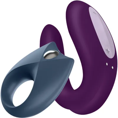 Satisfyer Partner Box 2 Double Joy Couple s Vibrator Royal One Vibrating Cock Ring