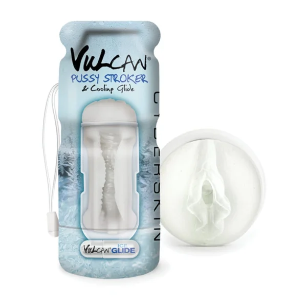 Cyberskin Vulcan Pussy Stroker W/cooling Glide Frost — image 8 of 16