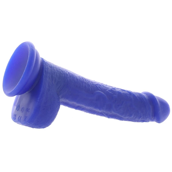 Admiral Sailor 7" Rechargeable Waterproof Vibrating Silicone Suction Cup Dildo By CalExotics - Blue