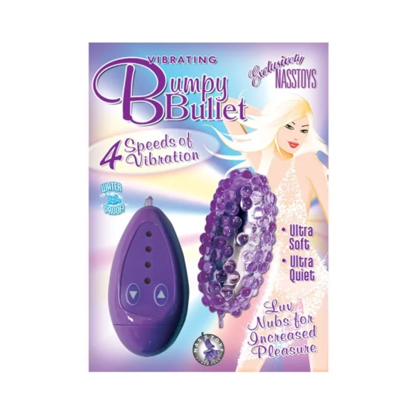 Vibrating Bumpy Bullet (purple)