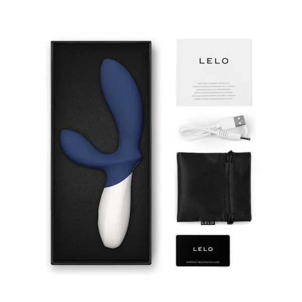 LELO LOKI WAVE 2 Rechargeable Waterproof Prostate Massager - Base Blue