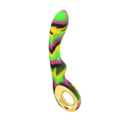 Colourful Camo Magic Curved G Spot Vibrator Wand