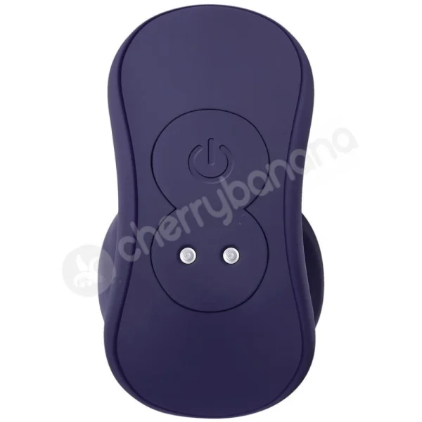 Zero Tolerance Wicked Twister Blue Swirly Textured Vibrating Butt Plug