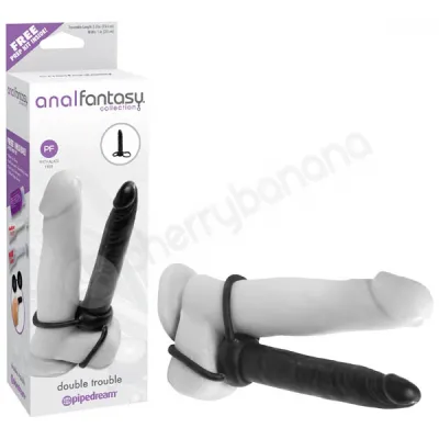 Anal Fantasy Collection Double Trouble Strap on Dildo