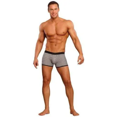 Wave Mini Pouch Short Small White and Black
