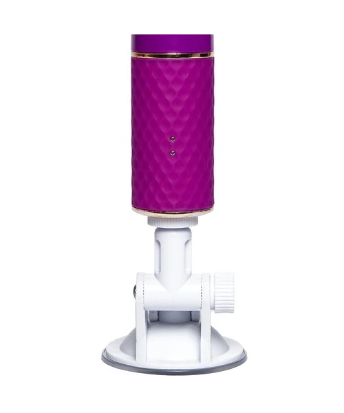Bondara Push It Purple 10 Function Remote Thrusting Dildo – 8 Inch — image 6 of 8