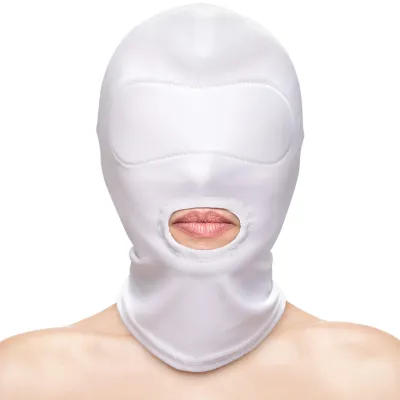 Fetish Fashion Mouth Hood By NS Novelties White