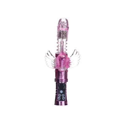 Magic Swan Rabbit Vibrator Pink 9 Inch