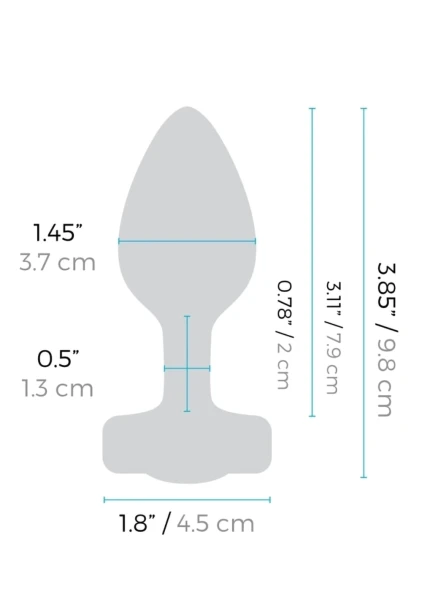 Vibrating Remote Heart Plug