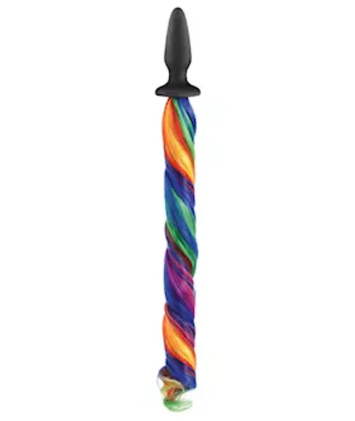 Unicorn Tails Rainbow Plug - Rainbow - 12.6 Inch — image 3 of 4