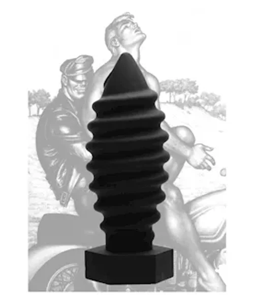Tom Of Finland Screw U Anal Plug - Black - 8.8 Inch — image 7 of 10