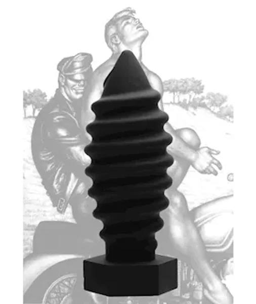 Tom Of Finland Screw U Anal Plug - Black - 8.8 Inch — image 6 of 10