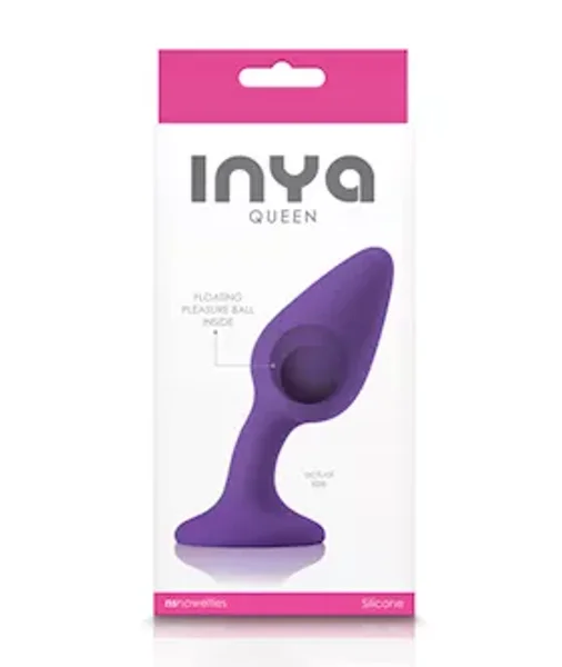 Inya Queen Angled Silicone Plug - Purple — image 4 of 4