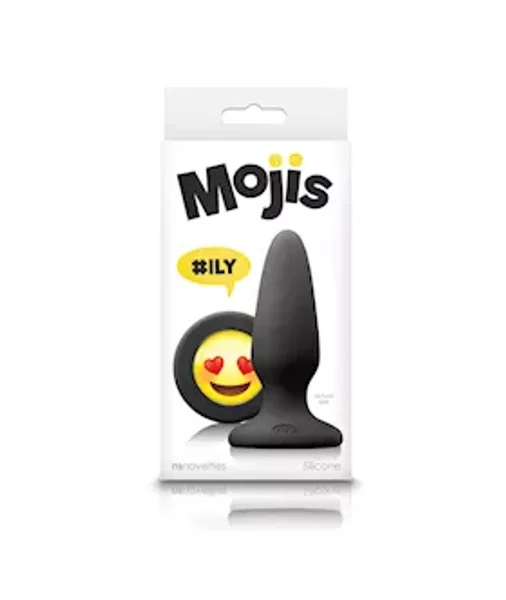 Ns Novelties Mojis Ily Medium Plug - Black -  Medium — image 4 of 4