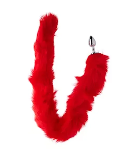 Kinki Foxy Tail Butt Plug - 33.6 Inch  - Red - 33 Inch — image 2 of 2
