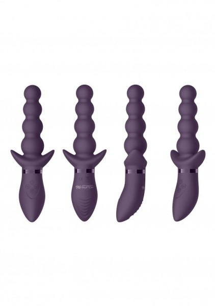 Pleasure Kit #6 Interchangeable Vibrator with 3 Attachments by Shots