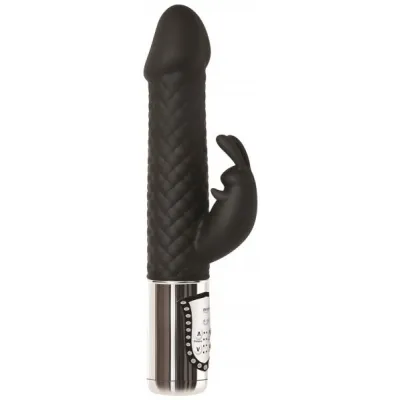 Black Diamond Silicone Rabbit Vibrator