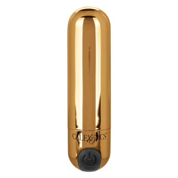 Hideaway Rechargeable Waterproof Mini Vibrator by CalExotics - Gold
