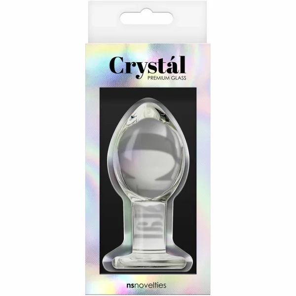 Crystal Premium Glass Large Butt Plug