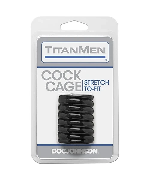 Titanmen Cock Cage - Black
