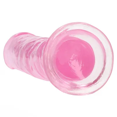 RealRock Crystal Clear Jelly 7 Inch Dildo