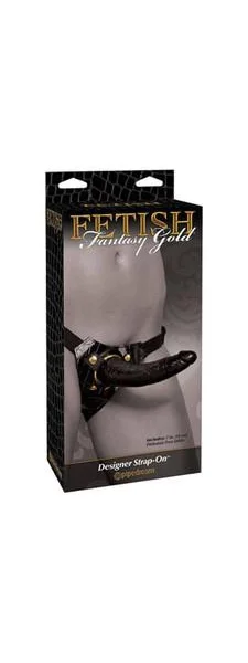 Fetish Fantasy Gold Designer Strap-On Black