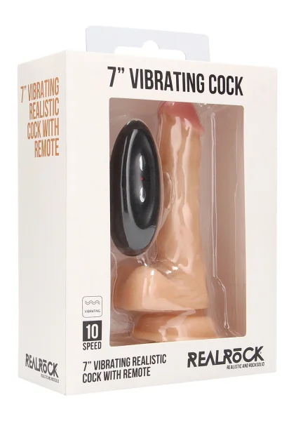 RealRock Ultra Silicone Dildo with Balls - 7" — image 11 of 25