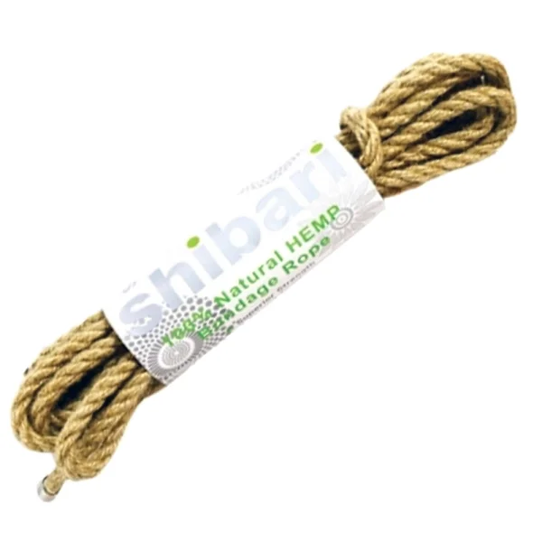 Shibari Natural Hemp Bondage Rope - 5m