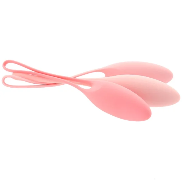 In A Bag 3 Piece Silicone Kegel Trainer Set By Doc Johnson