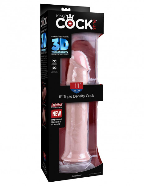 King Cock Plus 11" 3D Cock