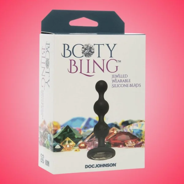 Booty Bling Wearable Silicone Beads Silver