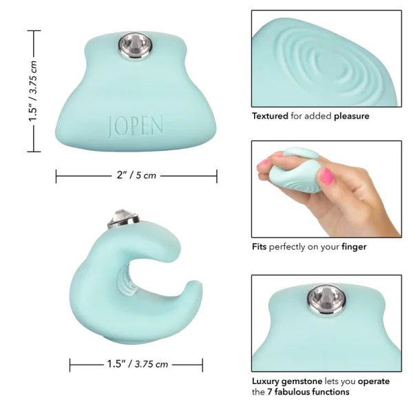 Jopen Pave Liz Rechargeable Silicone Finger Vibrator