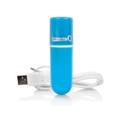 Charged Vooom Rechargeable Bullet Vibe Blue