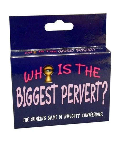 Who is the Biggest Pervert?  Card Game