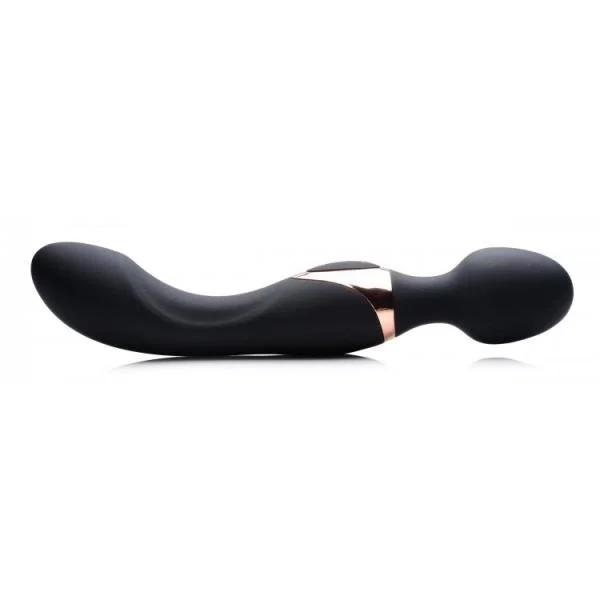 10X Dual Duchess 2 in1 Silicone Massager Black