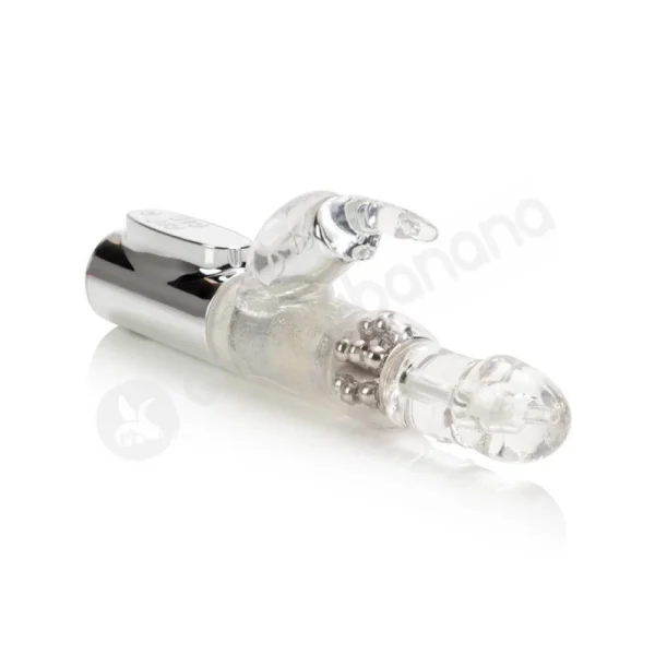 Clear Platinum Collection Intermediate Jack Rabbit Vibrator