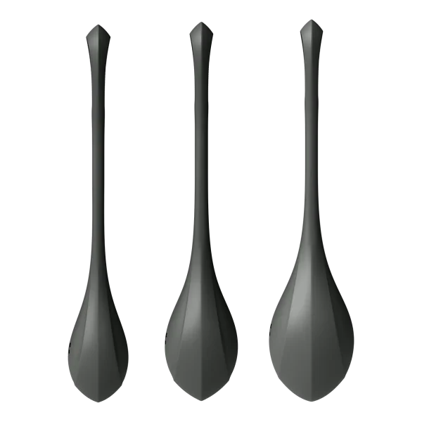 Satisfyer Yoni Power Balls 2 Black 3 Pc Set