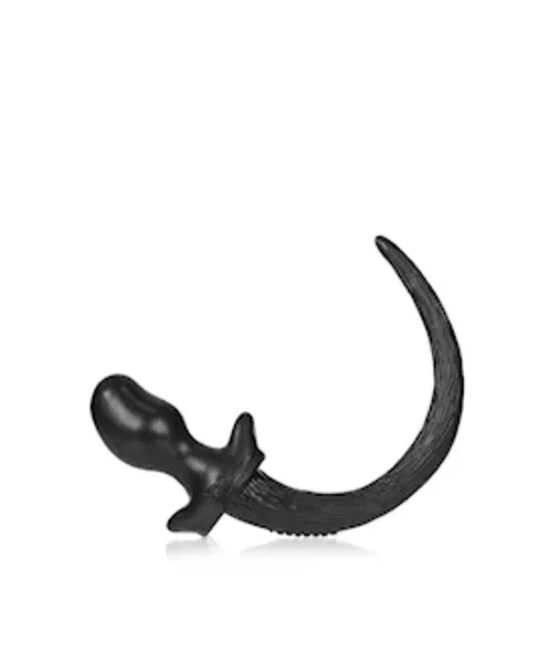Puppy Tail Buttplug - Bulldog - 4.5 Inch - Black - Large — image 14 of 16