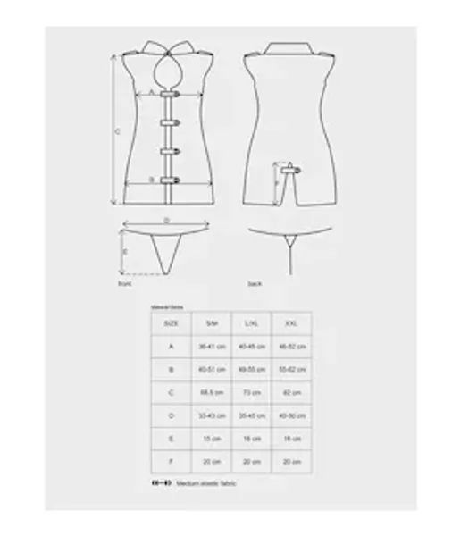 Obsessive Stewardess Costume - Grey - S/m — image 9 of 14