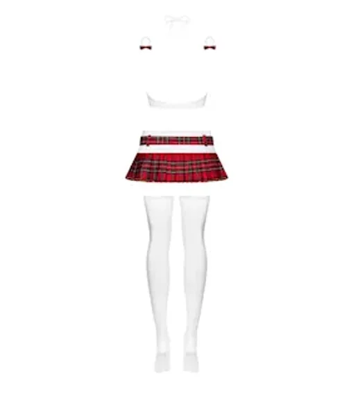Obsessive Schooly Costume - White/red -  L/xl — image 8 of 8