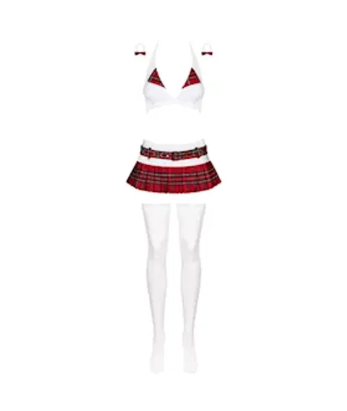 Obsessive Schooly Costume - White/red -  L/xl — image 7 of 8