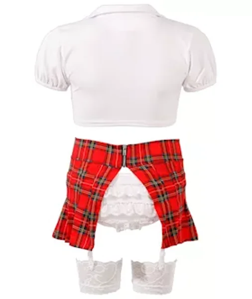 Ingrid Schoolgirl Set - White+blue - Medium — image 11 of 14