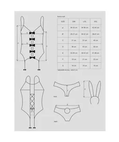 Obsessive Bunny Suit Costume - Pink - S/m — image 7 of 8