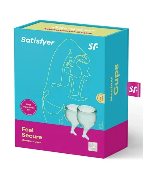 Satisfyer Feel Secure Menstrual Cup - Green