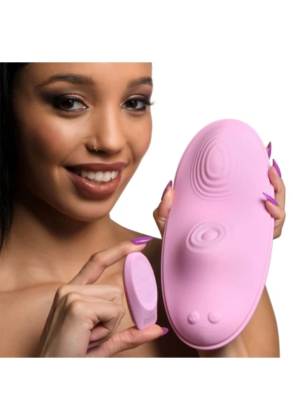The Pulse Slider 28X Pulsing & Vibrating Silicone Pad W/ Remote