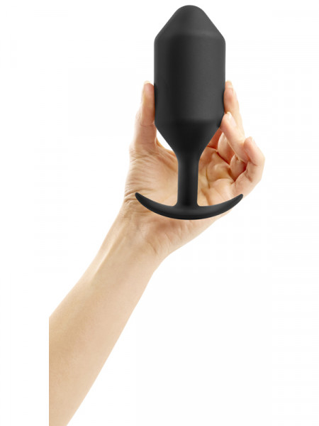 B-Vibe Snug Plug 6 - 6.3" Weighted Butt Plug